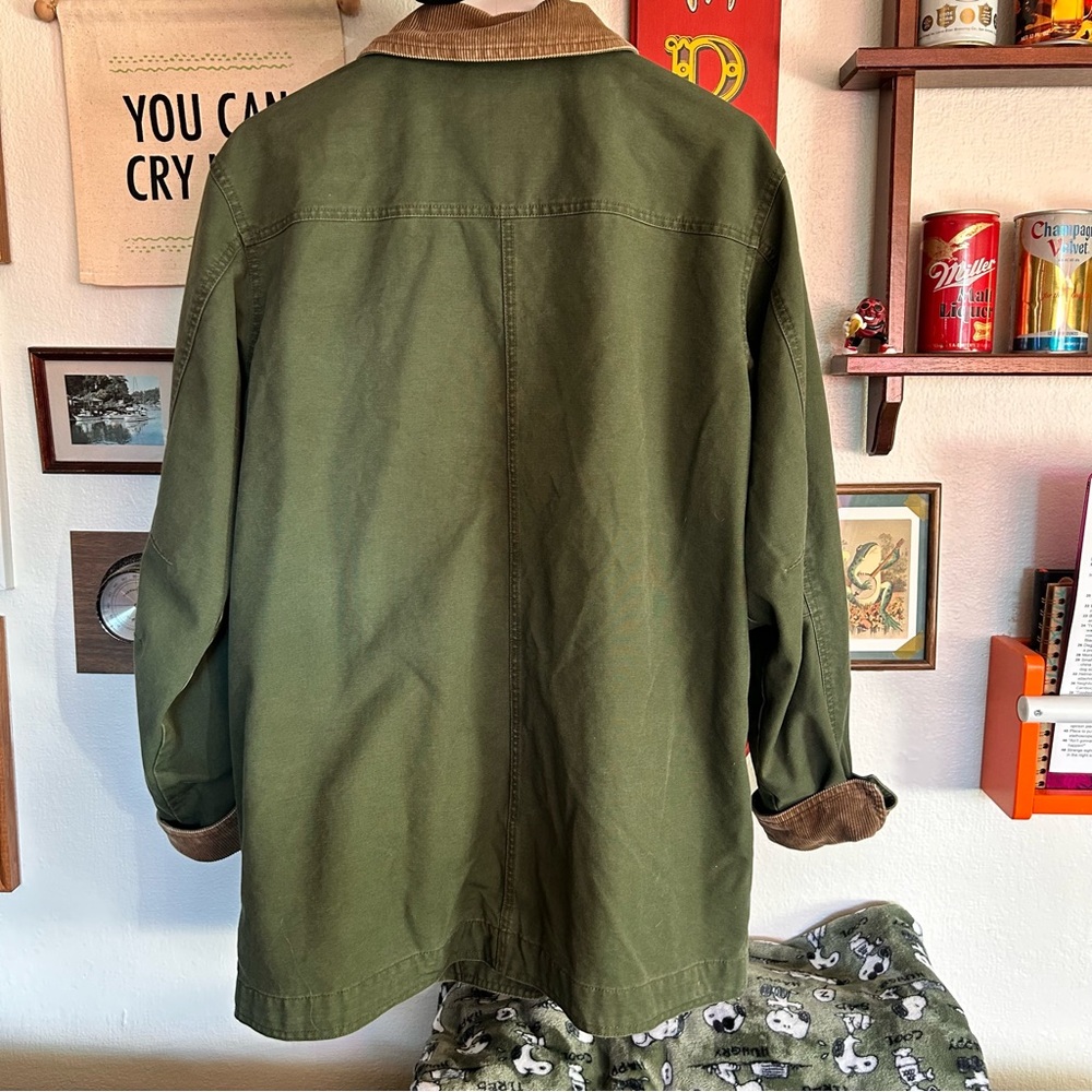 L.L Bean Adirondack Jacket Barn
Chore Green Coat Animal Graphic Lined Women’s L - Picture 2 of 12